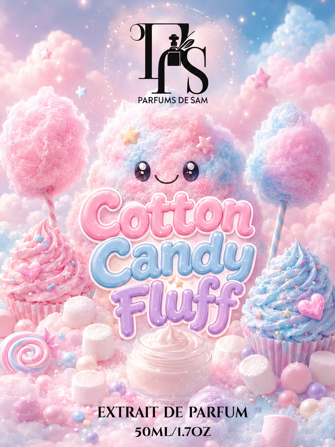 COTTON CANDY FLUFF ORIGINAL BLEND BY PARFUM DE SAM