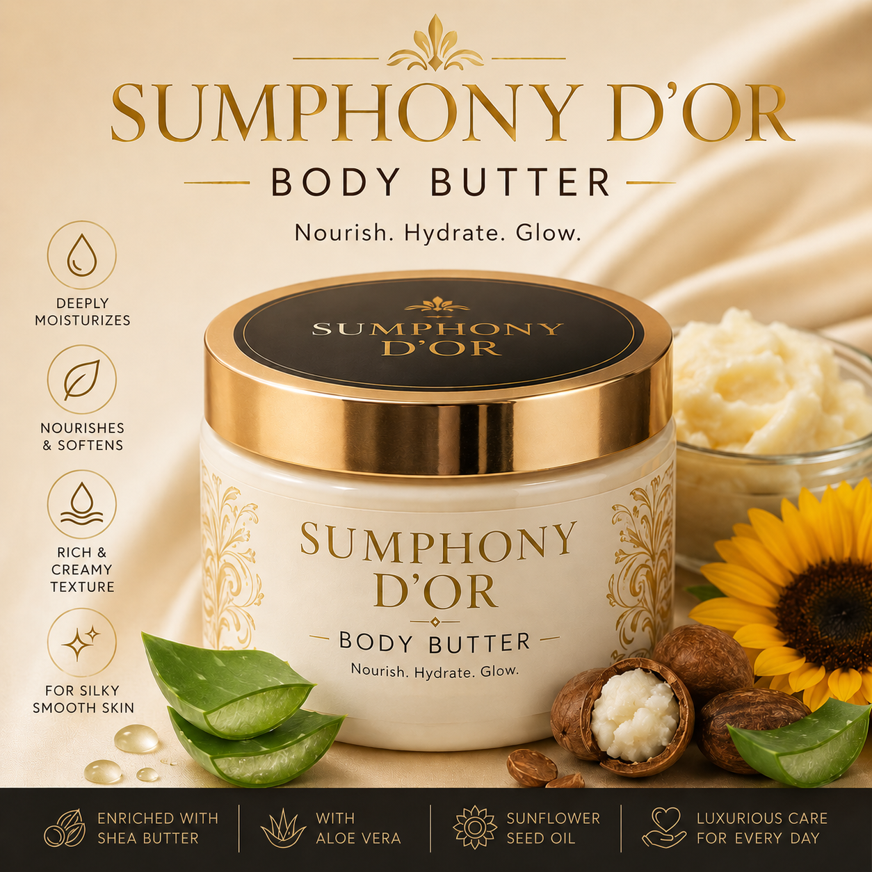 SYMPHONY D’OR BODY BUTTER INSPIRED BY SYMPHONY LVUITTON