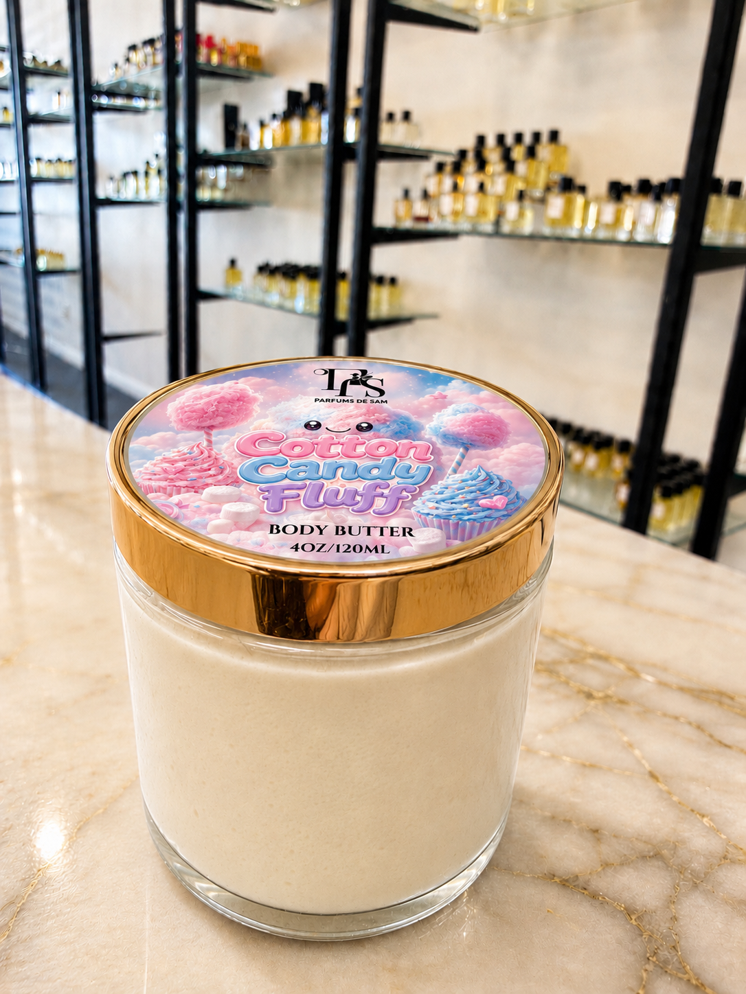 COTTON CANDY FLUFF BODY BUTTER