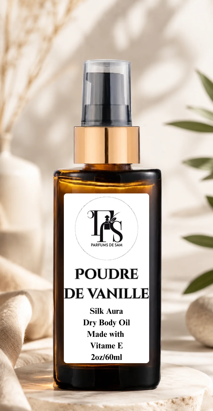 Silk Aura Dry Body Oil Poudre De Vanille